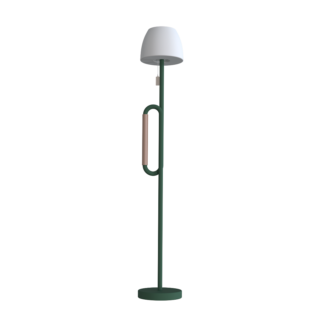 Arc Outdoor Floor Lamp | Solar-Powered & Wireless