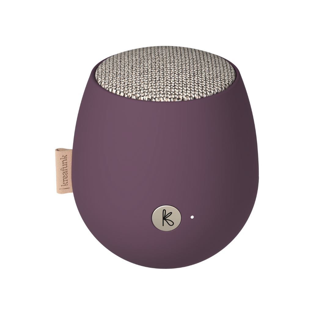 krefunk aJAZZ Qi Bluetoothスピーカー パープル KREAFUNK-aJAZZ-Urban-Plum-